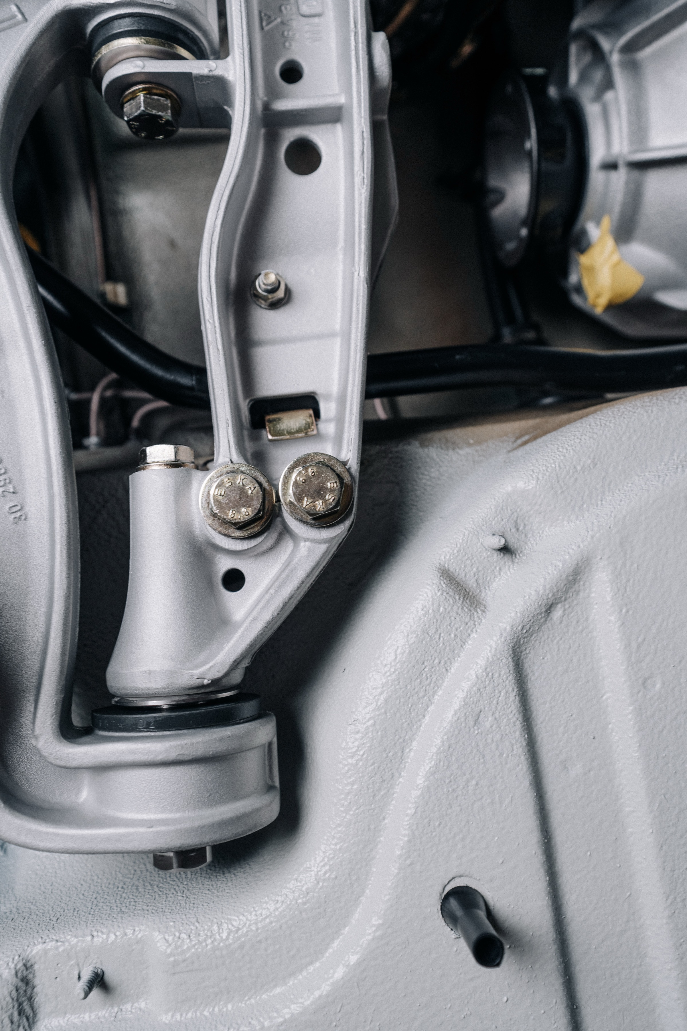 Oak green build detail